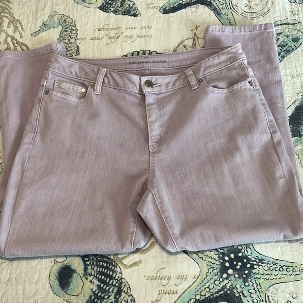 MICHAEL KORS Izzy Cropped Skinny Jeans